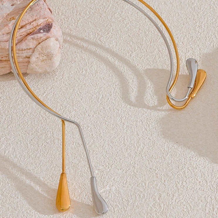 Aeris Open Torque Necklace
