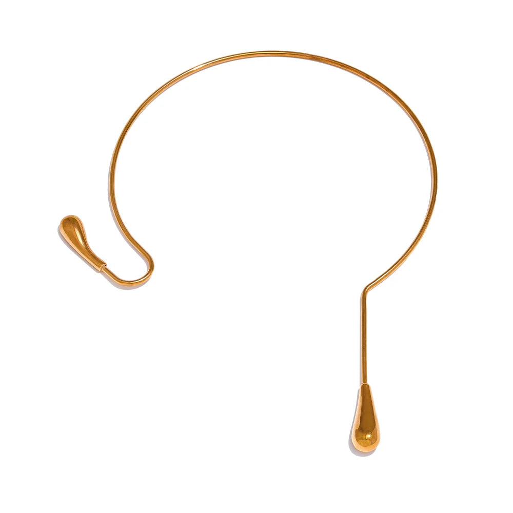 Aeris Open Torque Necklace