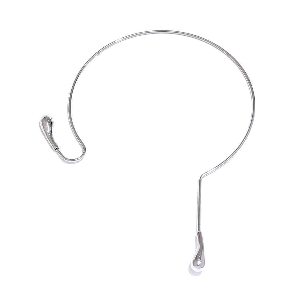 Aeris Open Torque Necklace