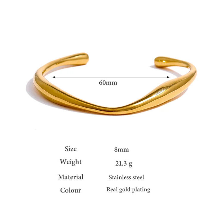 Minimalist Open Cuff Bracelet