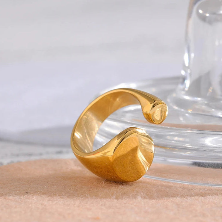 Gold Rope-Style Ring