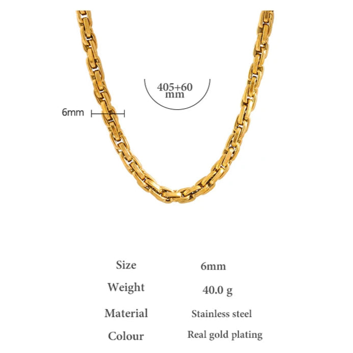 Textured Chain Necklace