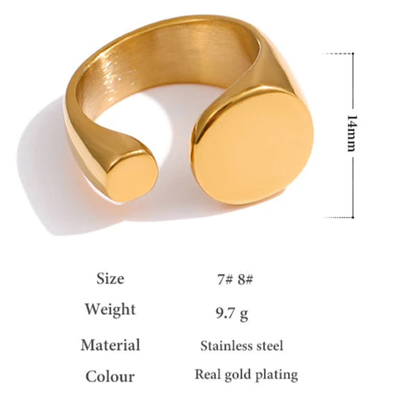 Gold Rope-Style Ring
