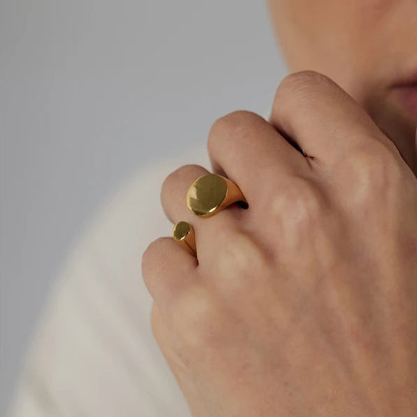 Gold Rope-Style Ring
