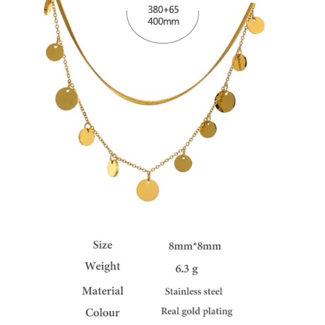 Coin Pendant Necklace