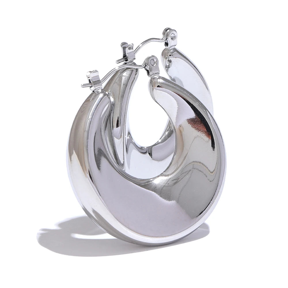 Minimalist Hollow Hoop Earrings