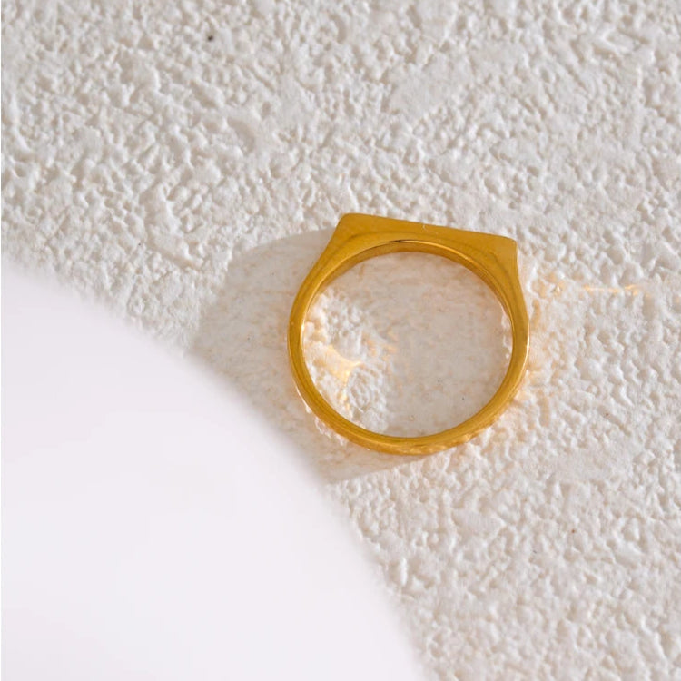 Delicate Gold Cubic Zirconia Ring