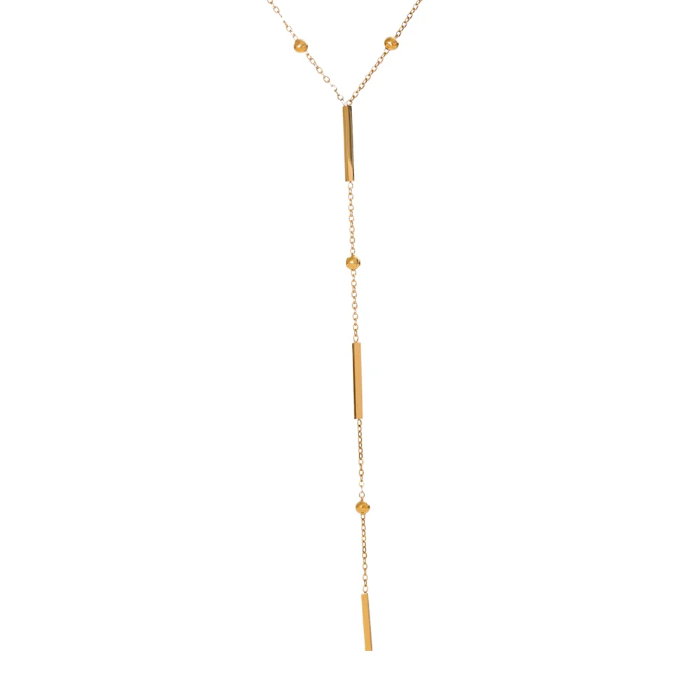 Thin Gold Long Chain Necklace
