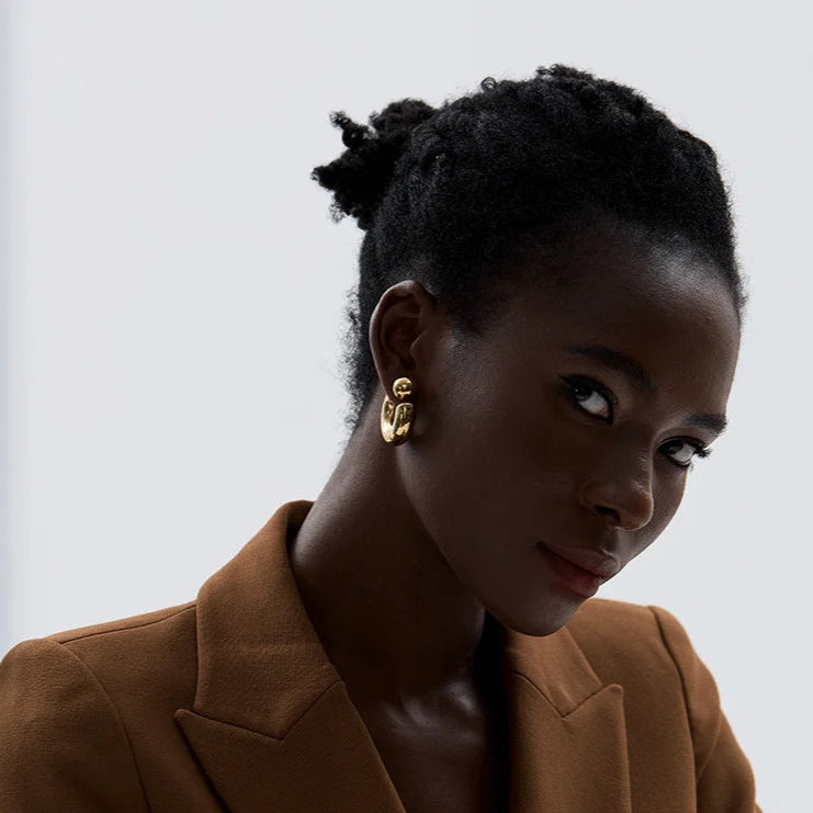 Nova C Hoop Earrings