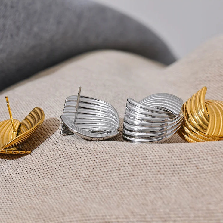 Geometric Stud Earrings