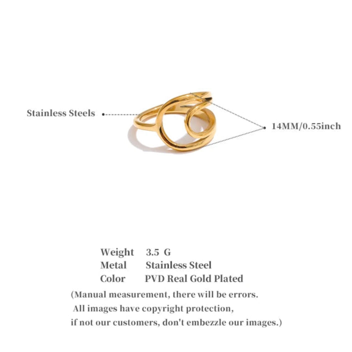 Hollow Geometric Ring