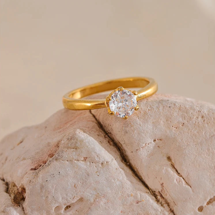 AAA Cubic Zirconia Classic Ring