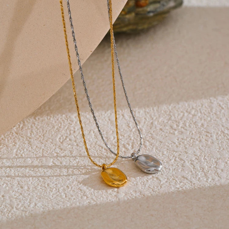 Mila Square Pendant Necklace