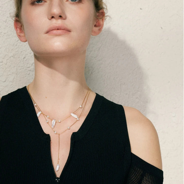 Isla Baroque Pearl Necklace