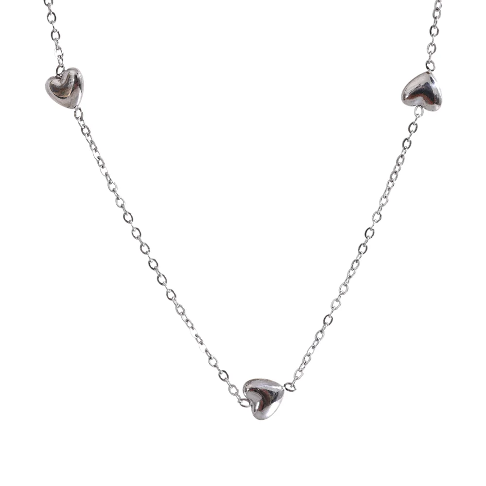 Delicate Heart Chain Necklace
