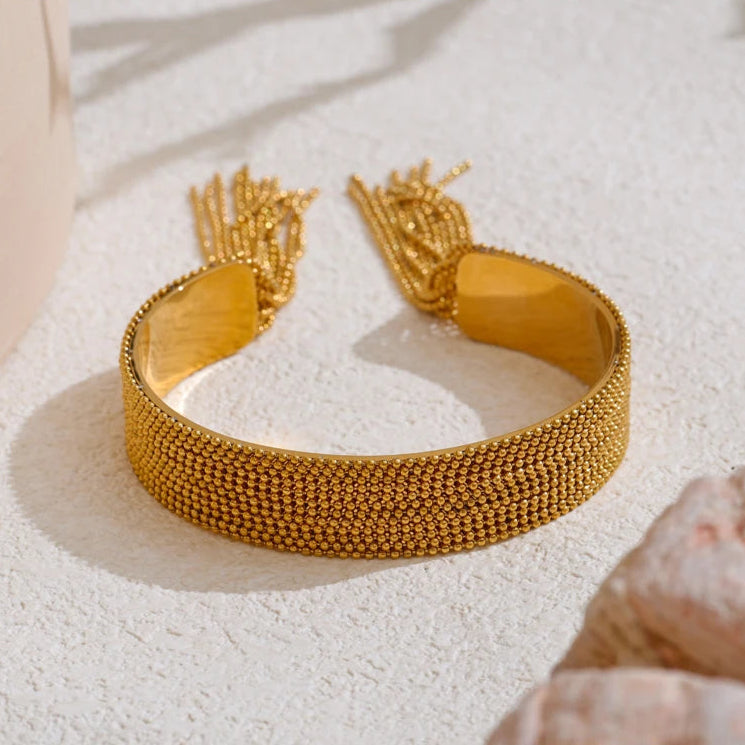 Vera Tassel Cuff Bracelet