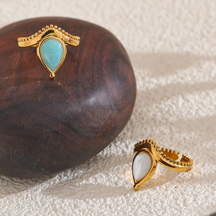 Auro Amazonite Ring