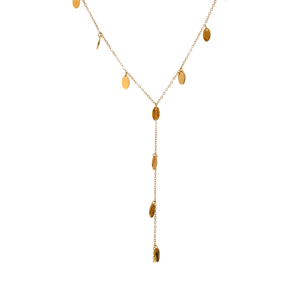 Delicate Leaf Drop Necklace