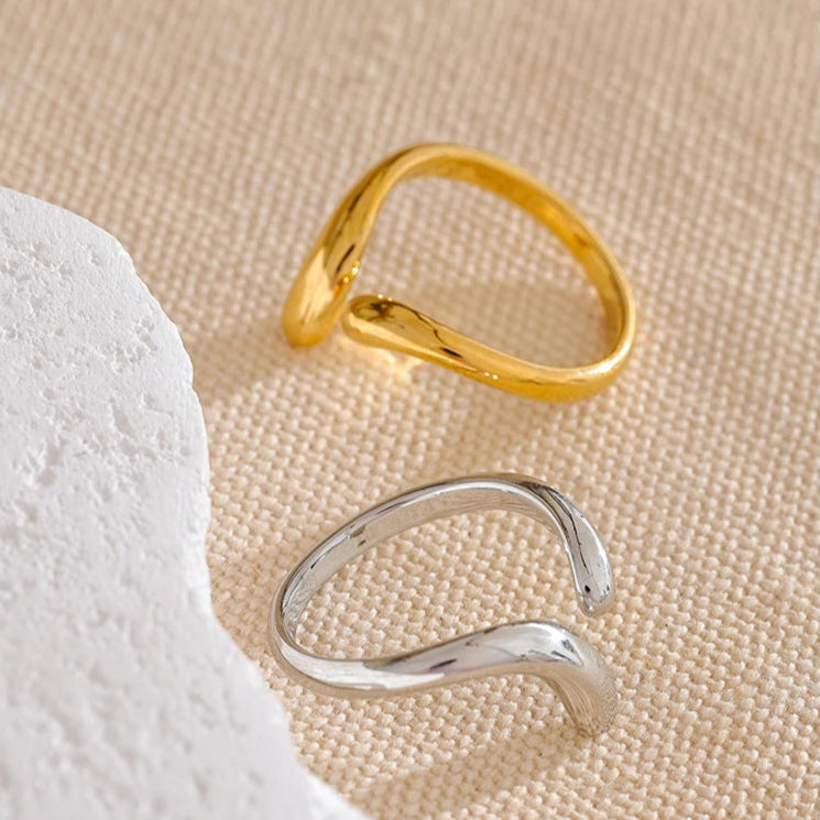Minimalist Adjustable Open Ring