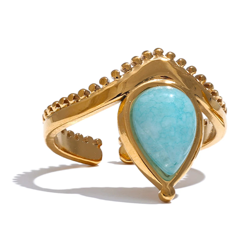 Auro Amazonite Ring