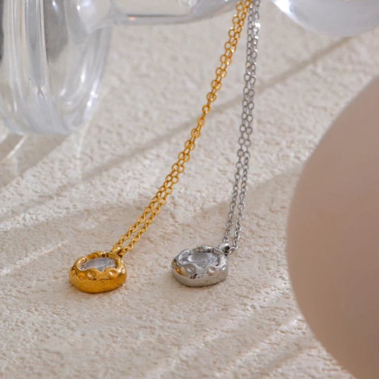 Cubic Zirconia Pendant Necklace