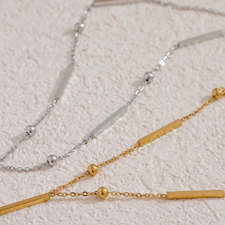 Thin Gold Long Chain Necklace