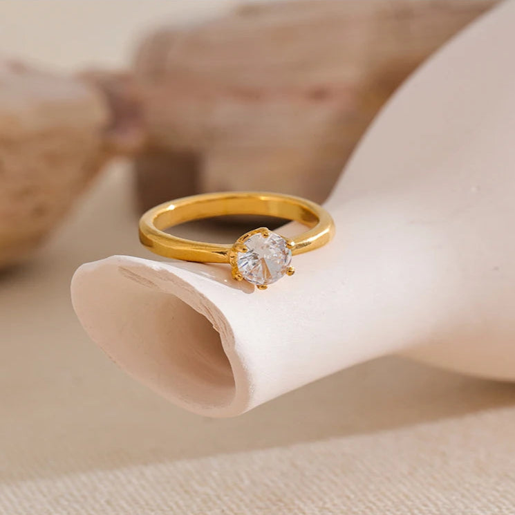AAA Cubic Zirconia Classic Ring