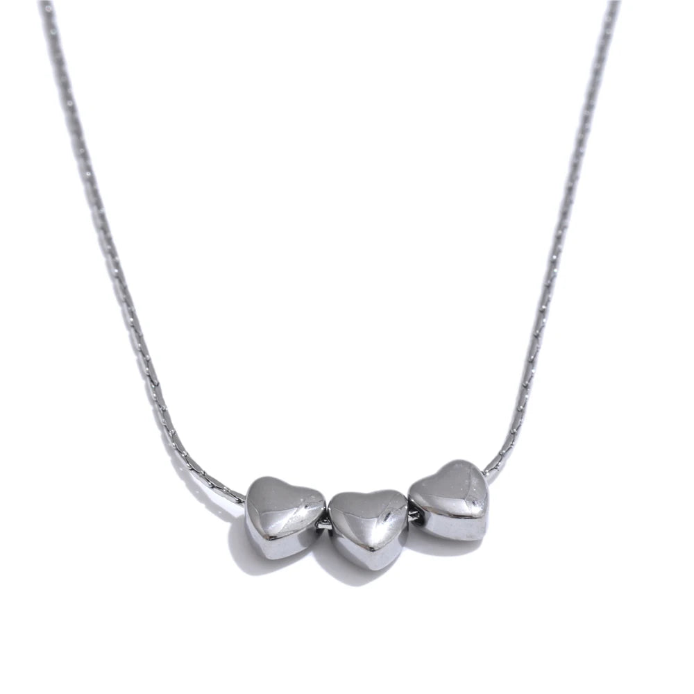 Smooth Heart Pendant Necklace