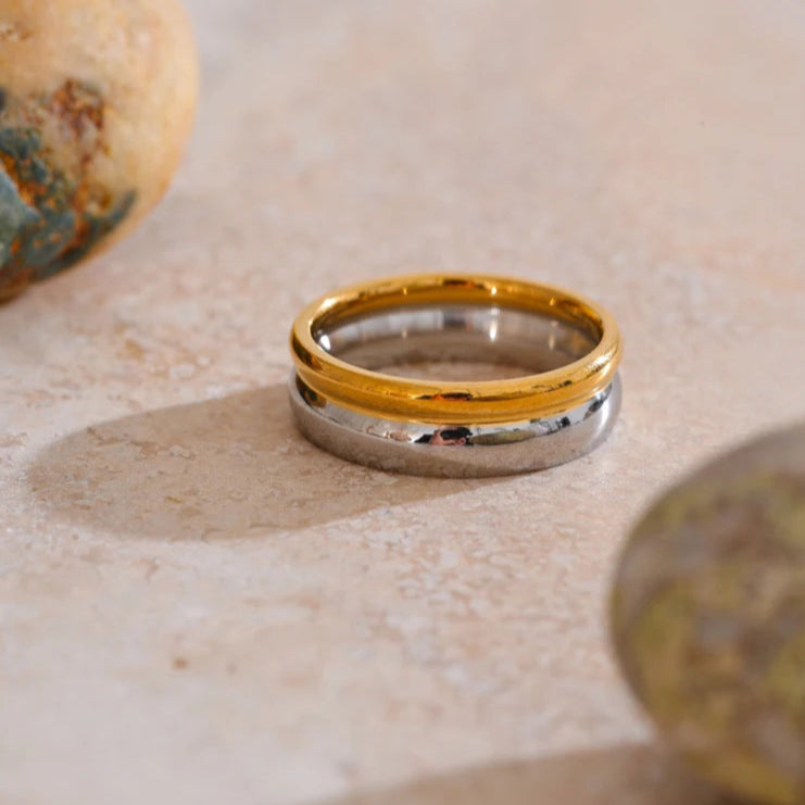 Two-Tone Casting Design Ring