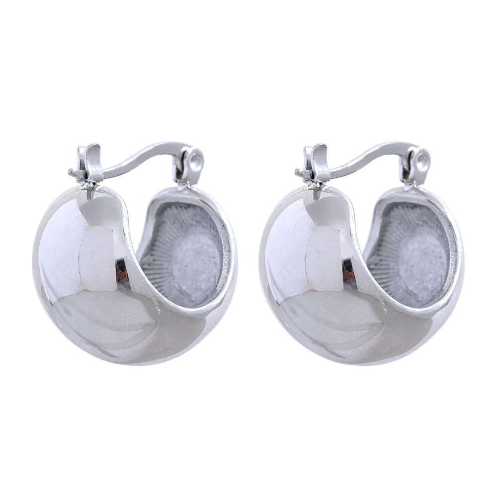 Chunky Geometric Hoop Earrings