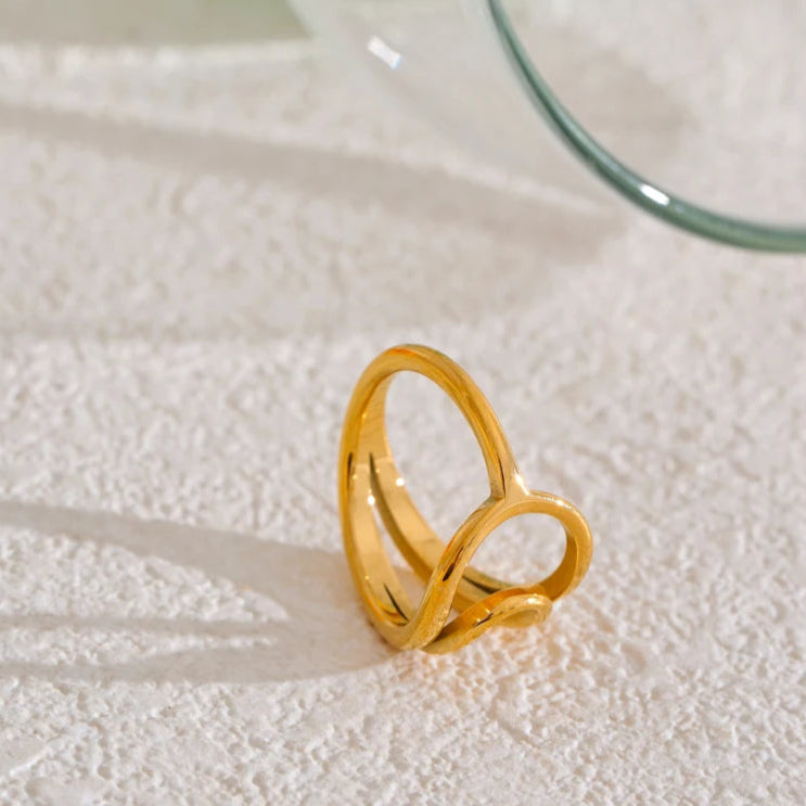 Hollow Geometric Ring