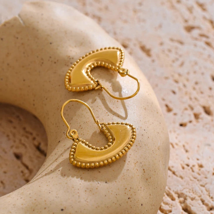 Trendy Bag-Shaped Drop Earrings