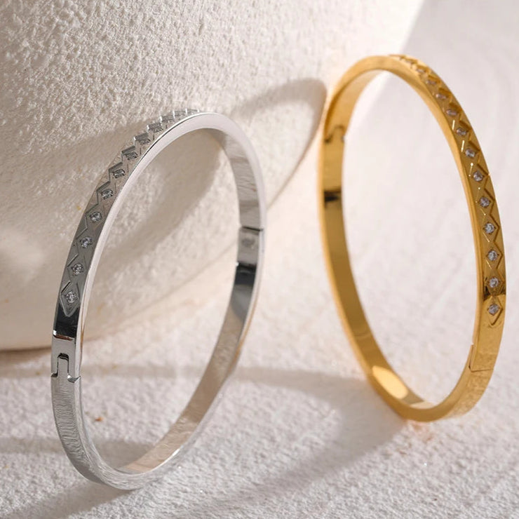 Bangle With Cubic Zirconia