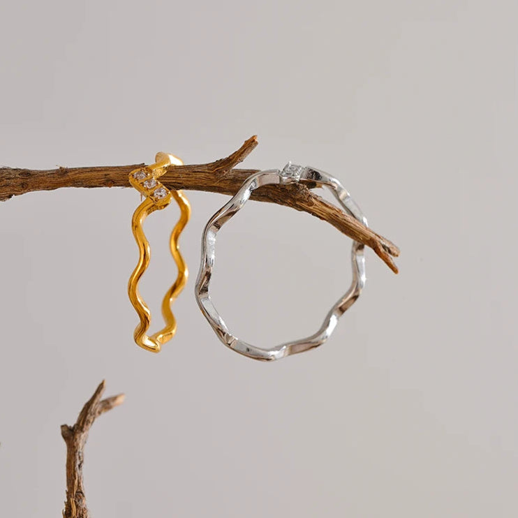Minimalist Thin Cubic Zirconia Ring