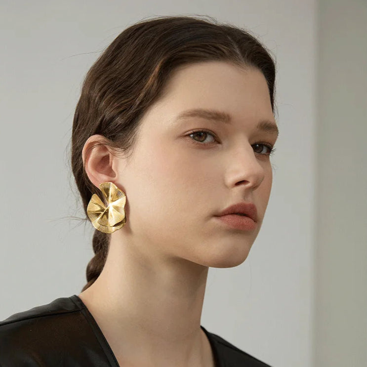 Luna Bloom Stud Earrings