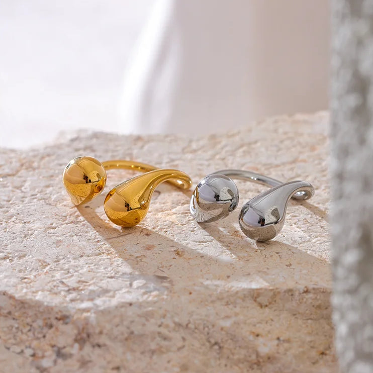 Water Drop Shape Ring
