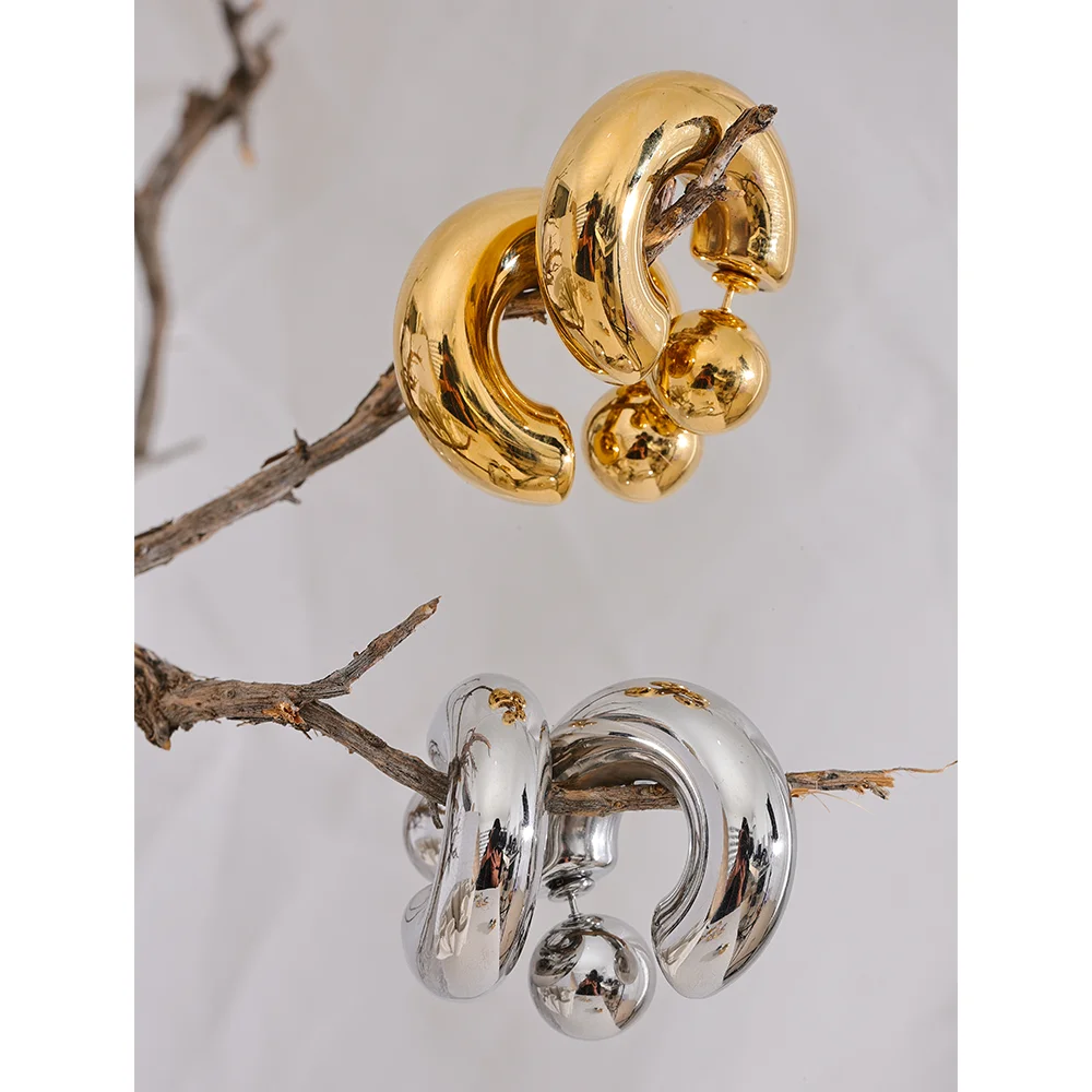 Nova C Hoop Earrings