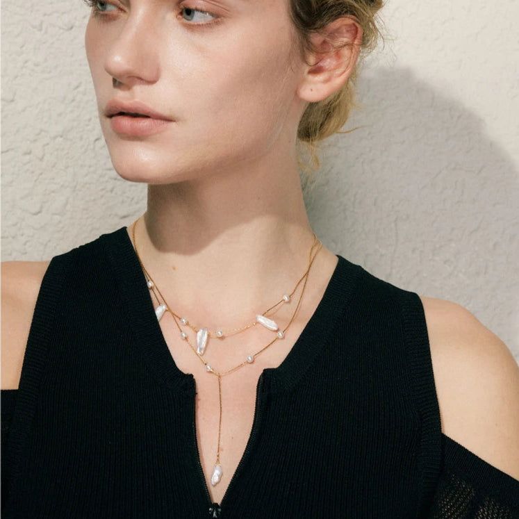 Isla Baroque Pearl Necklace