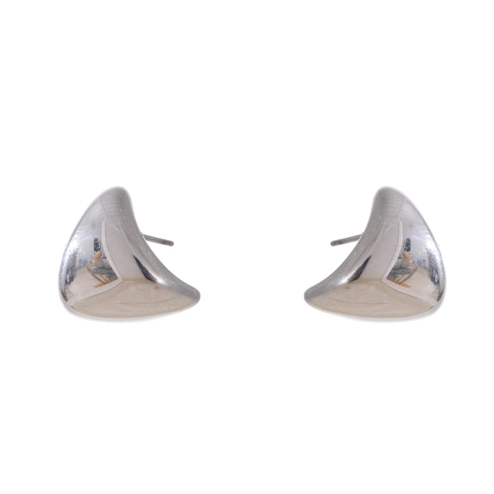 Minimalist Triangle Stud Earrings