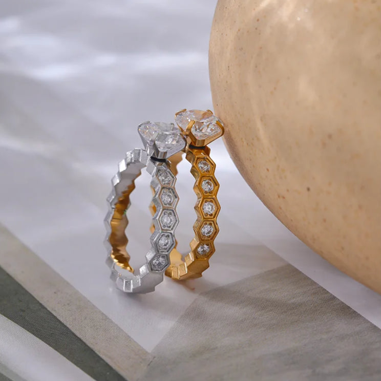 Luxury Cubic Zirconia Ring