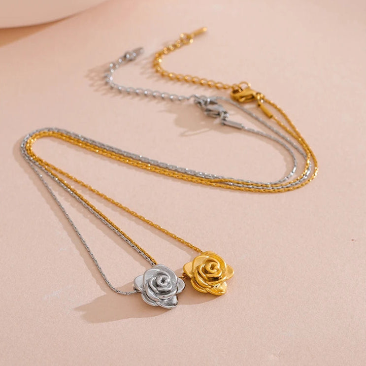 Flora Bloom Pendant Necklace