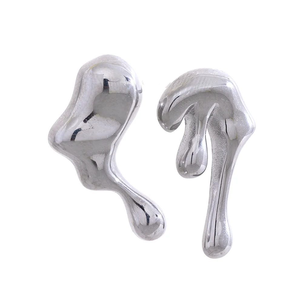 Asymmetrical Geometric Stud Earrings