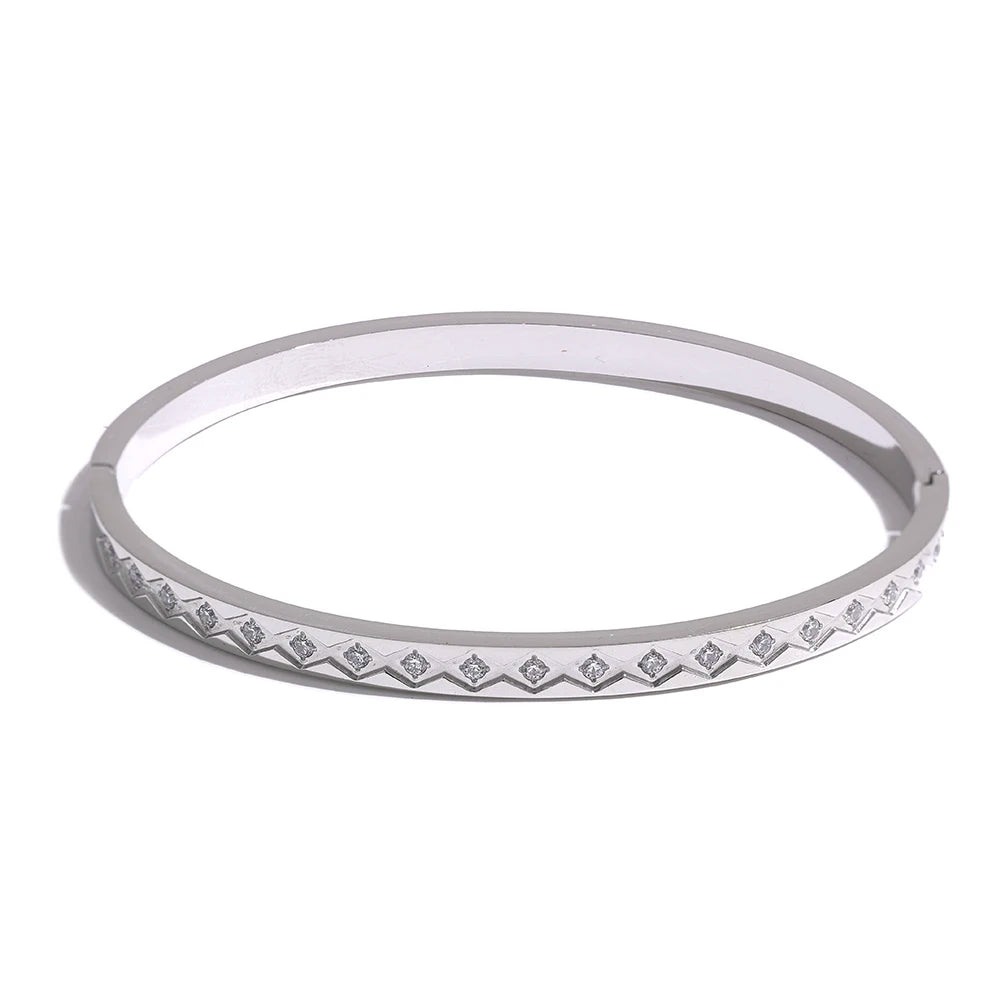 Bangle With Cubic Zirconia