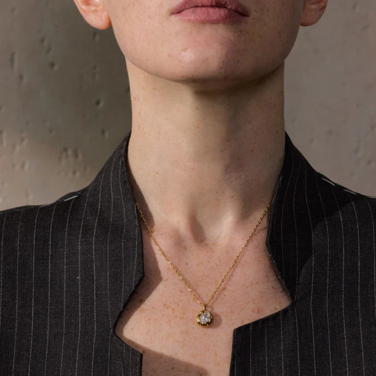Cubic Zirconia Pendant Necklace