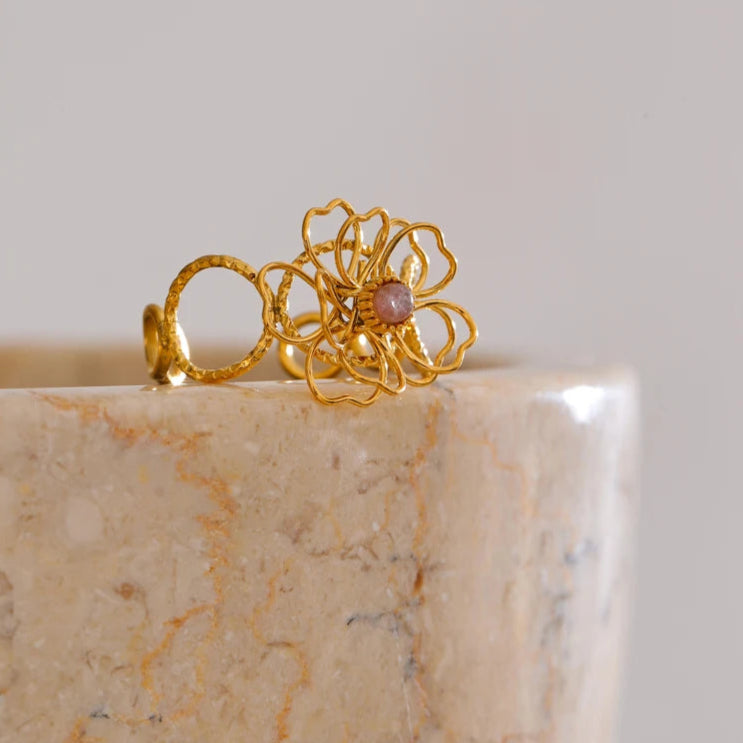 Hollow Flower Ring