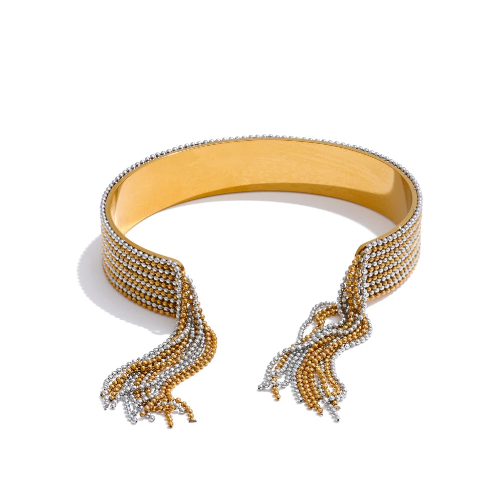 Vera Tassel Cuff Bracelet