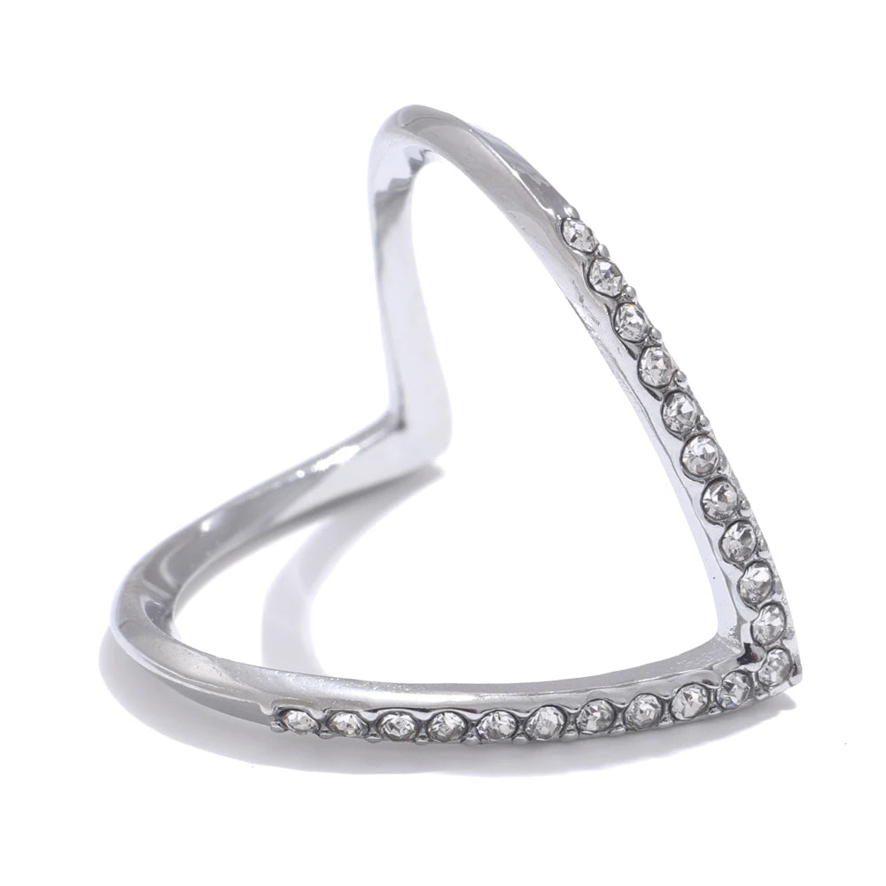 Cubic Zirconia Thin Ring