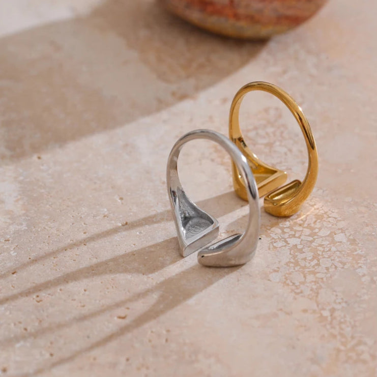 Heart-Shaped Zirconia Ring