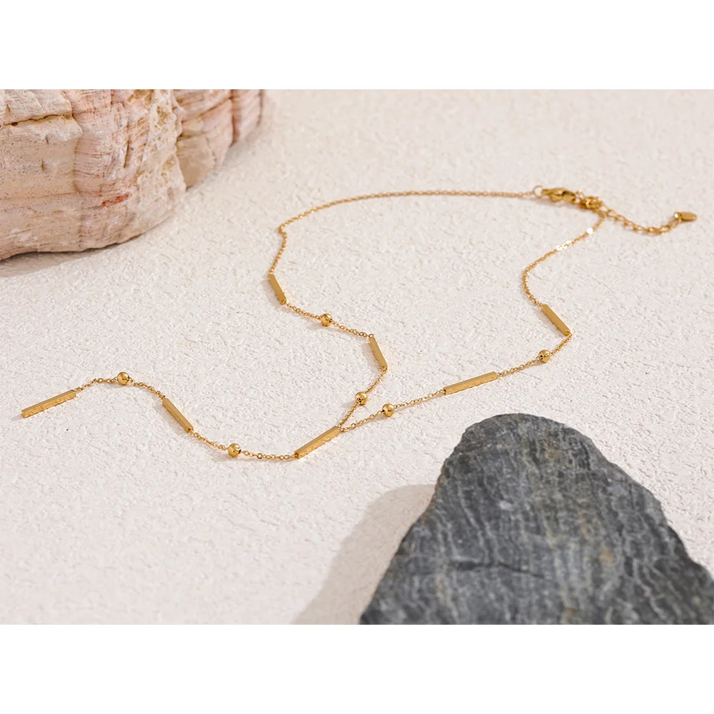 Thin Gold Long Chain Necklace