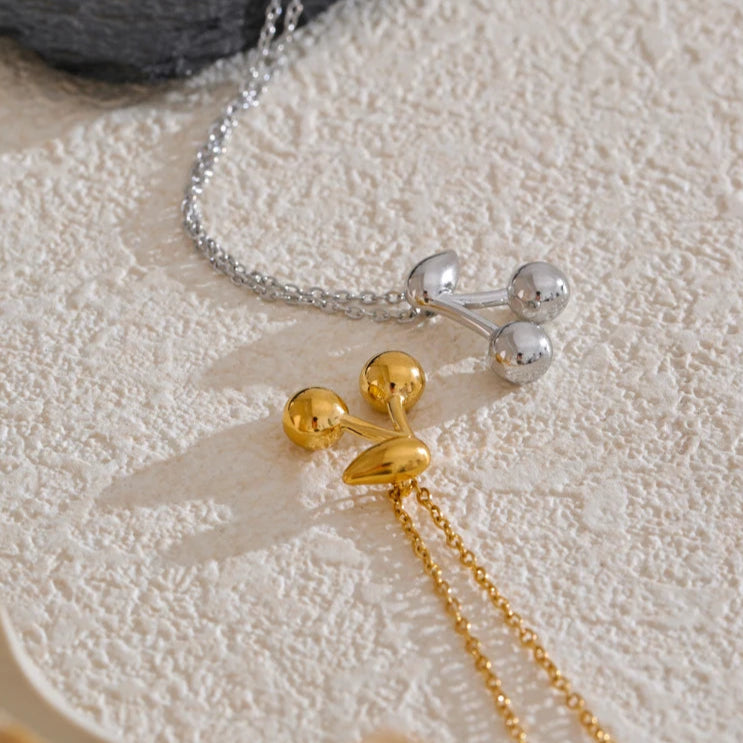 Cherry Pendant Necklace